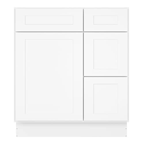 White shaker deals storage cabinet