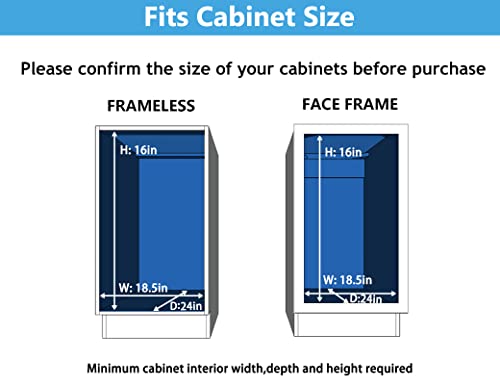 2-Tier Pull-Out Cabinet Organizer RB2