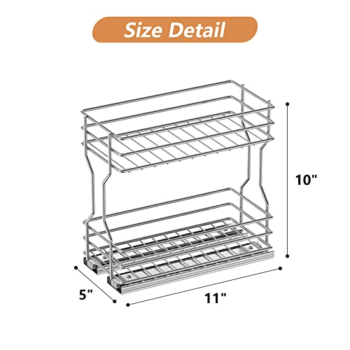 Pull Out Spice Rack Organizer for Cabinet