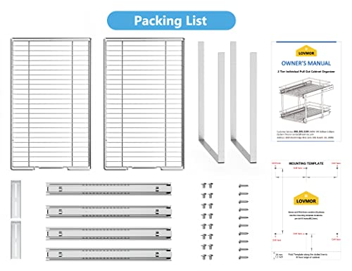 2-Tier Pull-Out Cabinet Organizer RB2