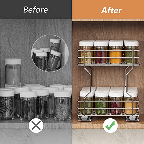 Pull Out Spice Rack Organizer for Cabinet