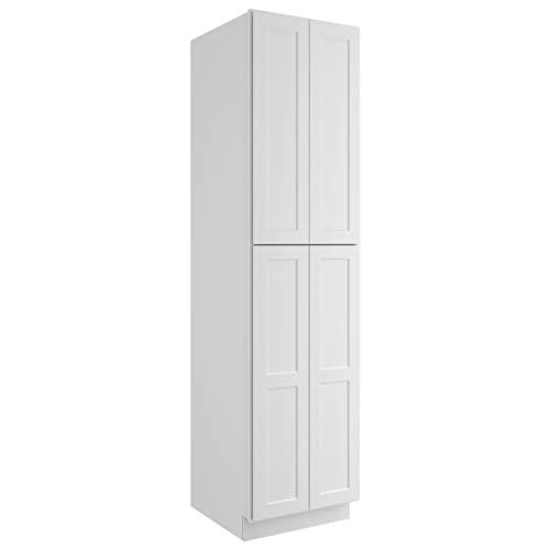 Tall Narrow Pantry  Cabinet with Doors and Adjustable Shelves