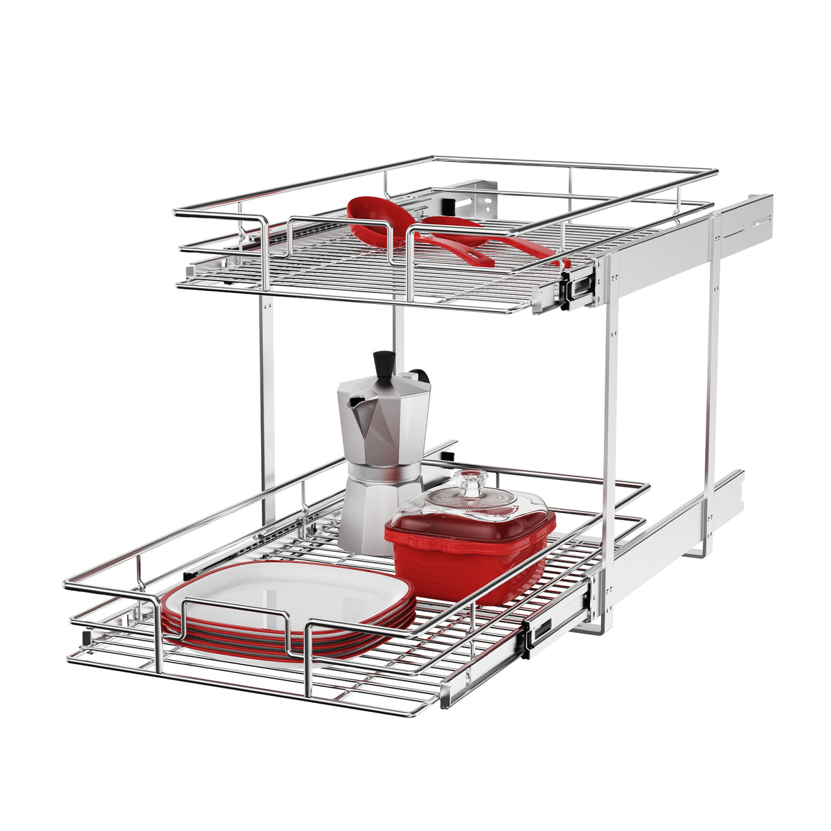 2-Tier Pull-Out Cabinet Organizer RB2