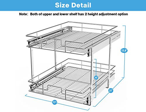 2-Tier Pull-Out Cabinet Organizer RB