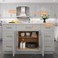 Kitchen Base Cabinet with Drawers and 2 Soft Closing Doors