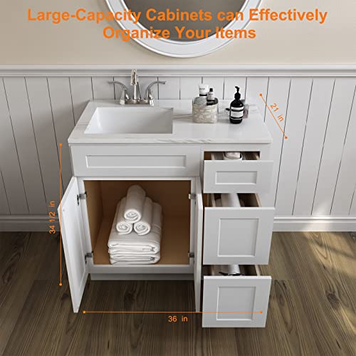 Sink Storage Cabinets Shaker White