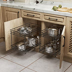 2-Tier Pull-Out Cabinet Organizer RS