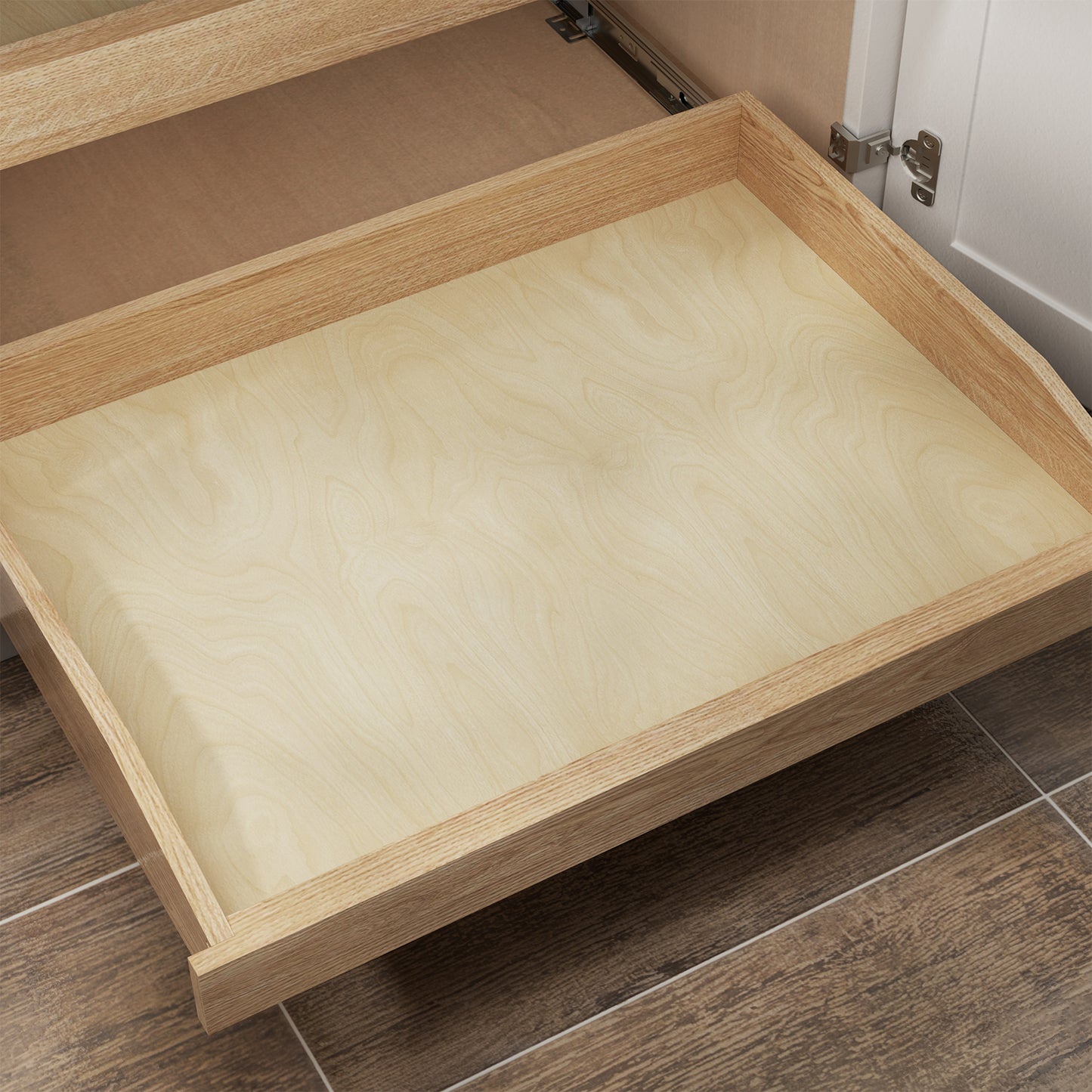 Wood Cabinet Pull Out Drawer with Soft Close