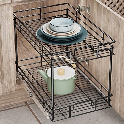 2-Tier Pull-Out Cabinet Organizer RS