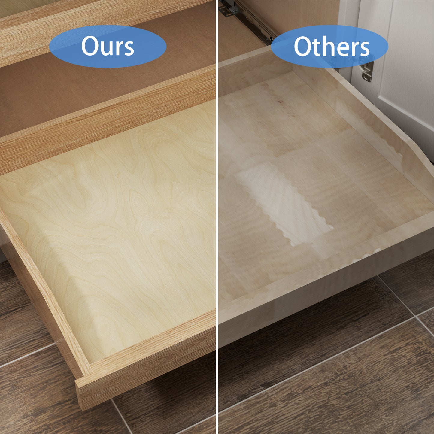 Wood Cabinet Pull Out Drawer with Soft Close