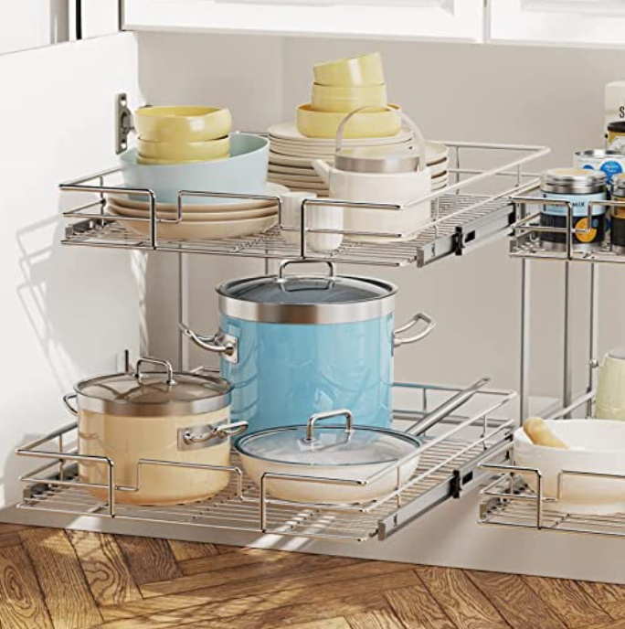 2-Tier Pull-Out Cabinet Organizer RB2